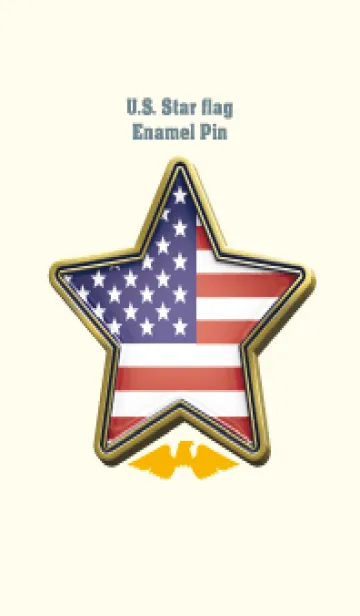 [LINE着せ替え] U.S. Star flag Enamel Pin 38の画像1