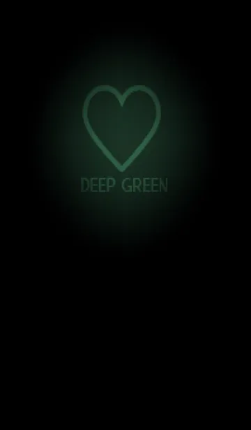 [LINE着せ替え] Deep Green Neon Theme V5 (JP)の画像1