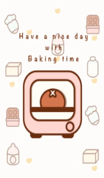 [LINE着せ替え] Time for baking 5 :)の画像1