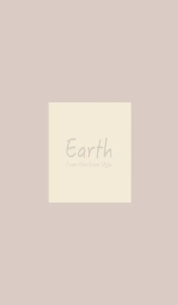 [LINE着せ替え] Earth /ベジュベージュの画像1