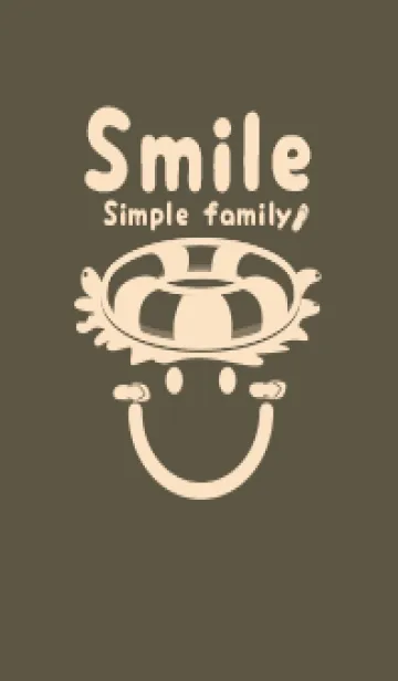 [LINE着せ替え] スマイル＆サマー タウニーオリーブの画像1