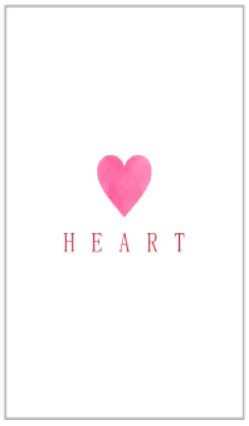 [LINE着せ替え] watercolor pink-HEART 66の画像1