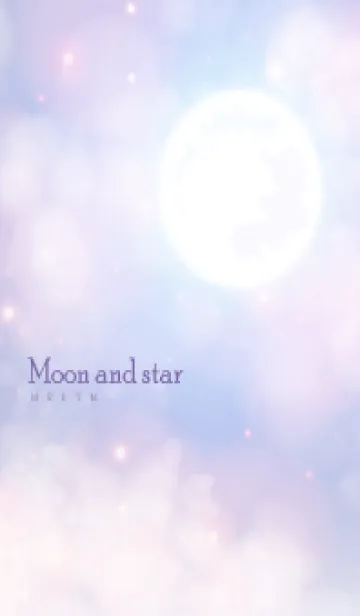 [LINE着せ替え] Moon And Star -PURPLE CLOUD- 9の画像1