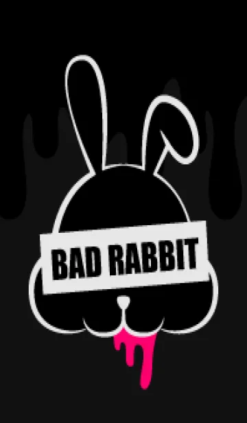 [LINE着せ替え] BLACK-BAD RABBIT DARK 11の画像1