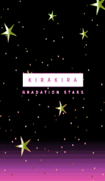 [LINE着せ替え] キラキラ ‐グラデーション・スター 68の画像1