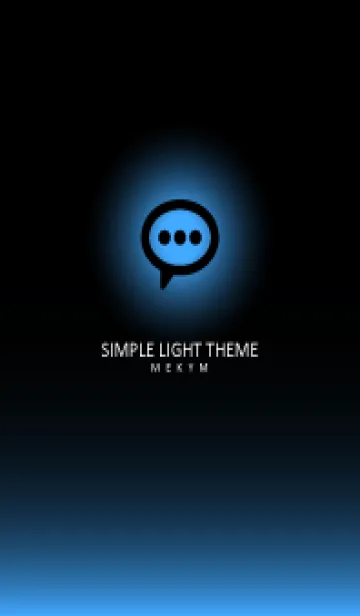 [LINE着せ替え] BLACK-SIMPLE LIGHT ICON GRADATION 11の画像1