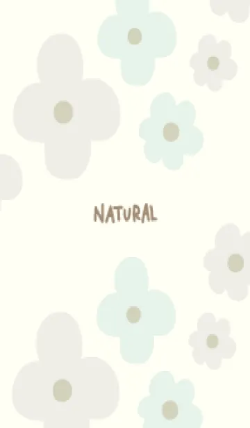 [LINE着せ替え] 2色の花 くすみカラー23の画像1