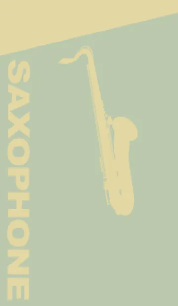 [LINE着せ替え] Saxophone CLR 抹茶色の画像1