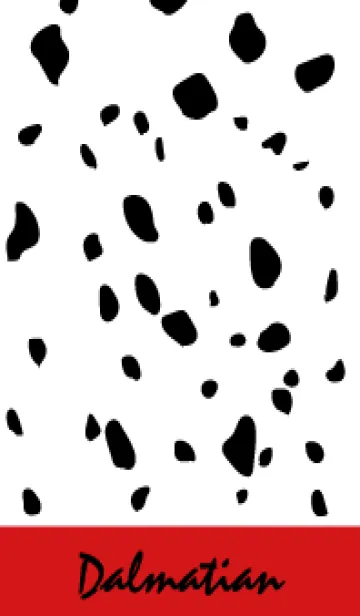 [LINE着せ替え] Dalmatian -Red 2-の画像1