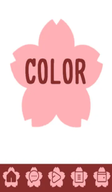 [LINE着せ替え] red color E38の画像1