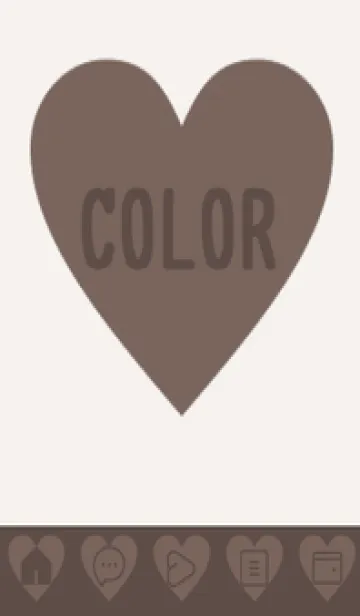 [LINE着せ替え] beige color F36の画像1