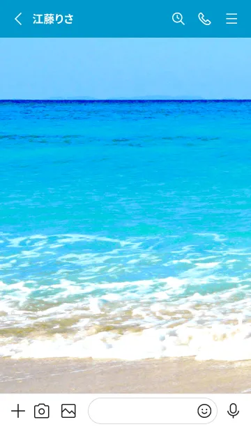 [LINE着せ替え] The Beach Theme 27の画像2