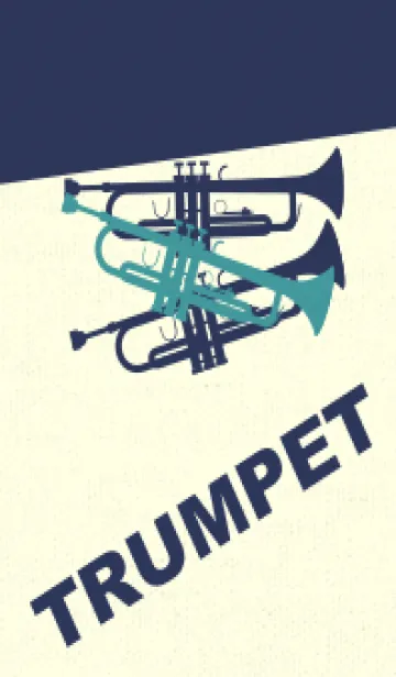 [LINE着せ替え] Trumpet CLR ターコイズの画像1