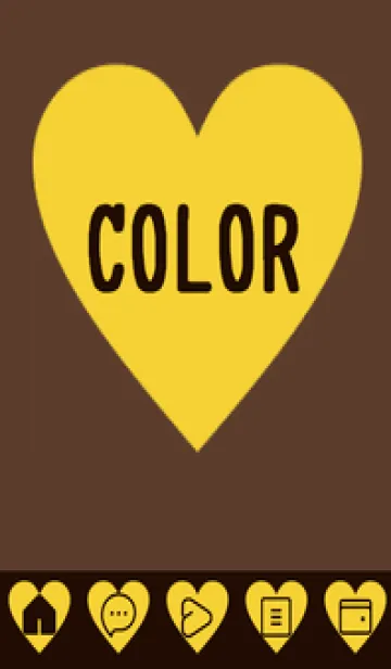 [LINE着せ替え] brown color F36の画像1