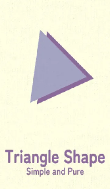 [LINE着せ替え] 三角型の着せかえ 藤鼠の画像1