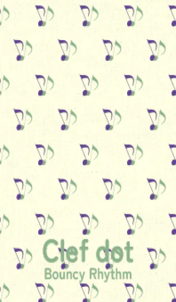 [LINE着せ替え] Clef dot 菖蒲色の画像1