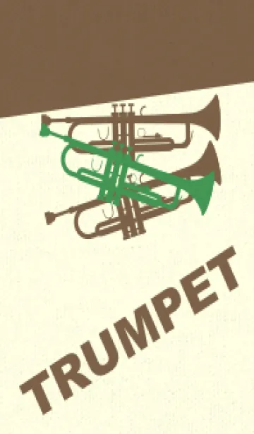 [LINE着せ替え] Trumpet CLR マラカイトグリーンの画像1