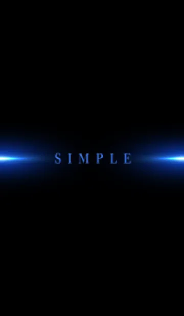 [LINE着せ替え] SIMPLE BLUE LIGHT-MEKYM 24の画像1