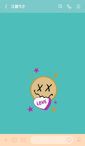 [LINE着せ替え] ラブ スマイル 119の画像2