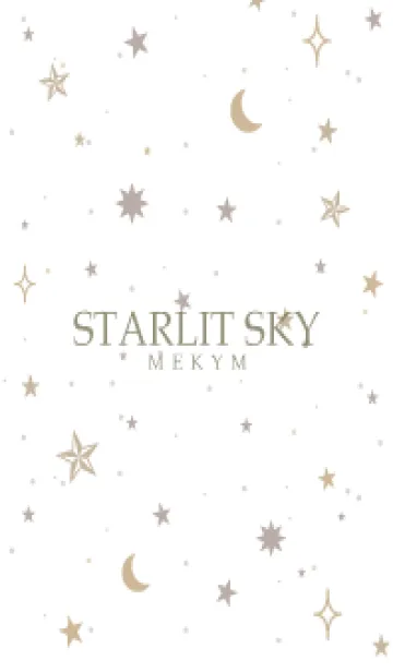SIMPLE STARLIT SKY - MEKYM 12のLINE着せ替え