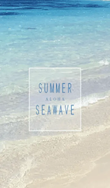 [LINE着せ替え] SUMMER-BLUE SEA WAVE 11の画像1