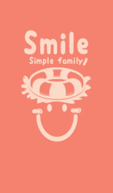 [LINE着せ替え] スマイル＆サマー 洗朱の画像1