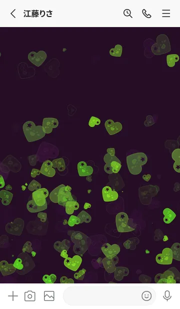 [LINE着せ替え] 小さなかわい子ちゃん | 素敵な心の画像2