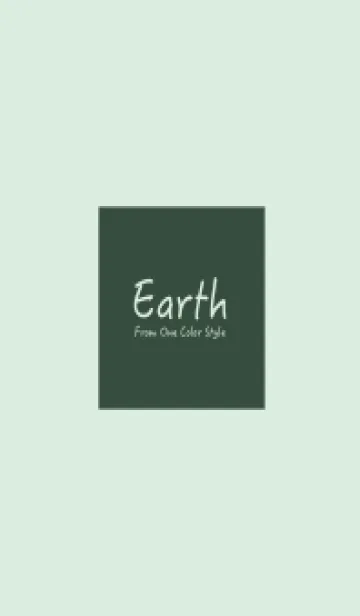 [LINE着せ替え] Earth /ハーブミントの画像1