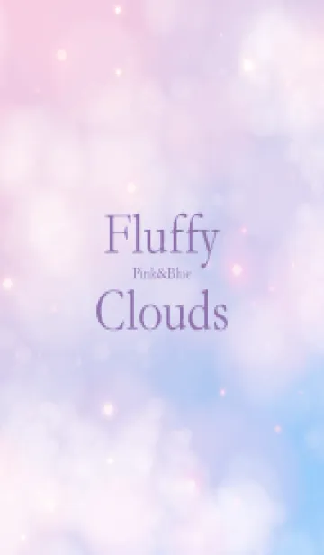 [LINE着せ替え] Fluffy Clouds Pink&Blue - MEKYM 14の画像1