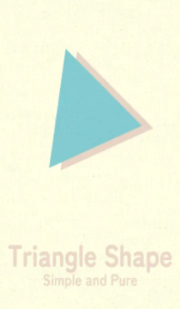 [LINE着せ替え] 三角型の着せかえ 白群の画像1