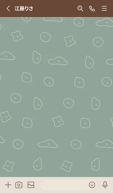 [LINE着せ替え] 適当着せかえ(dustygreen)の画像2