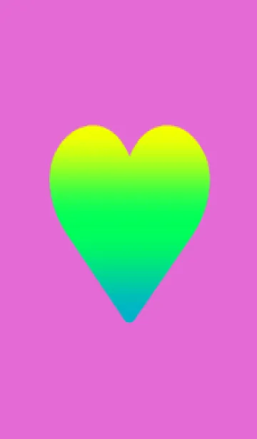 [LINE着せ替え] グラデーション ハート 1の画像1