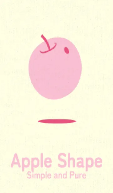 [LINE着せ替え] りんご型のきせかえ カーネーションピンクの画像1