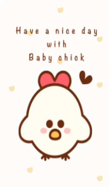 [LINE着せ替え] Lovely chicken & chicks 3の画像1