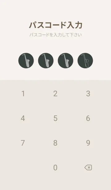 [LINE着せ替え] Saxophone CLR オフブラックの画像4