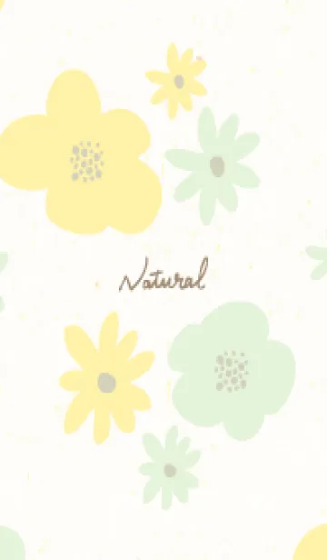 [LINE着せ替え] 2色のかわいい花8の画像1