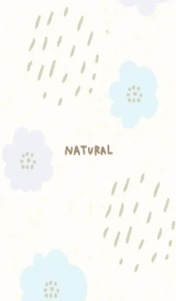 [LINE着せ替え] 2色の花 癒し11の画像1