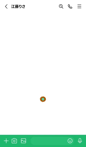 [LINE着せ替え] ミニ フラワー __43の画像2