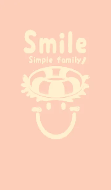 [LINE着せ替え] スマイル＆サマー ベージュホワイトの画像1