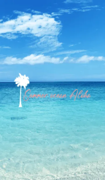 [LINE着せ替え] Summer ocean Aloha.109の画像1