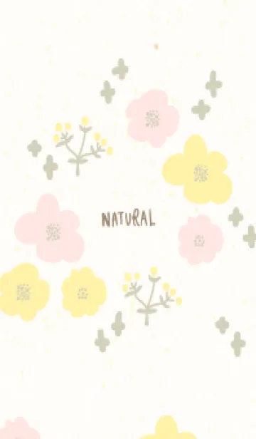 [LINE着せ替え] 2色の花 おしゃれ29の画像1