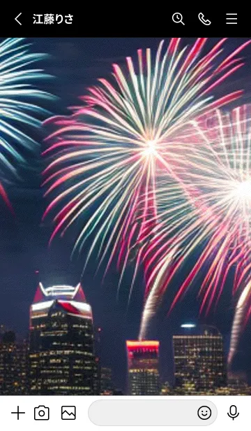 [LINE着せ替え] 夏夜のカケラ#IT318。の画像2