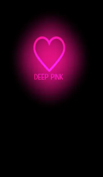 [LINE着せ替え] Deep Pink Neon Theme V5 (JP)の画像1