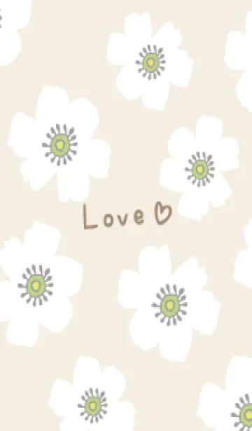 [LINE着せ替え] かわいい アネモネ8の画像1