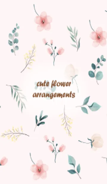[LINE着せ替え] cute flower arrangementsの画像1