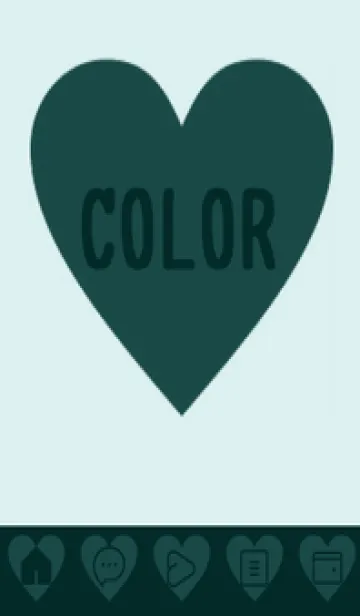 [LINE着せ替え] green color F80の画像1