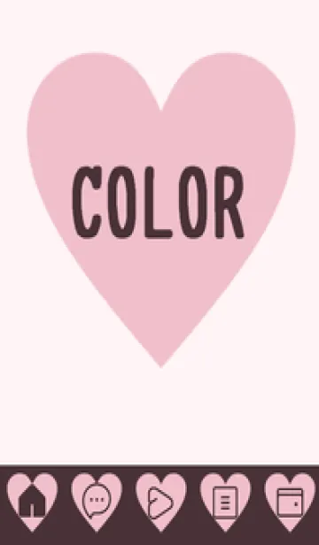 [LINE着せ替え] pink color F40の画像1