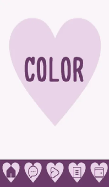 [LINE着せ替え] purple color F38の画像1