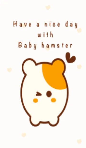 [LINE着せ替え] I love baby hamster 3の画像1