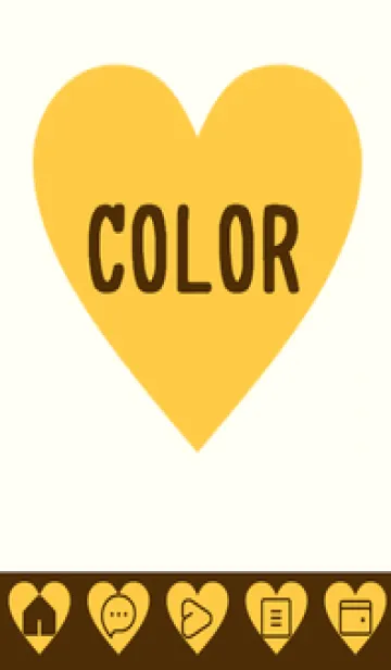 [LINE着せ替え] yellow color F38の画像1